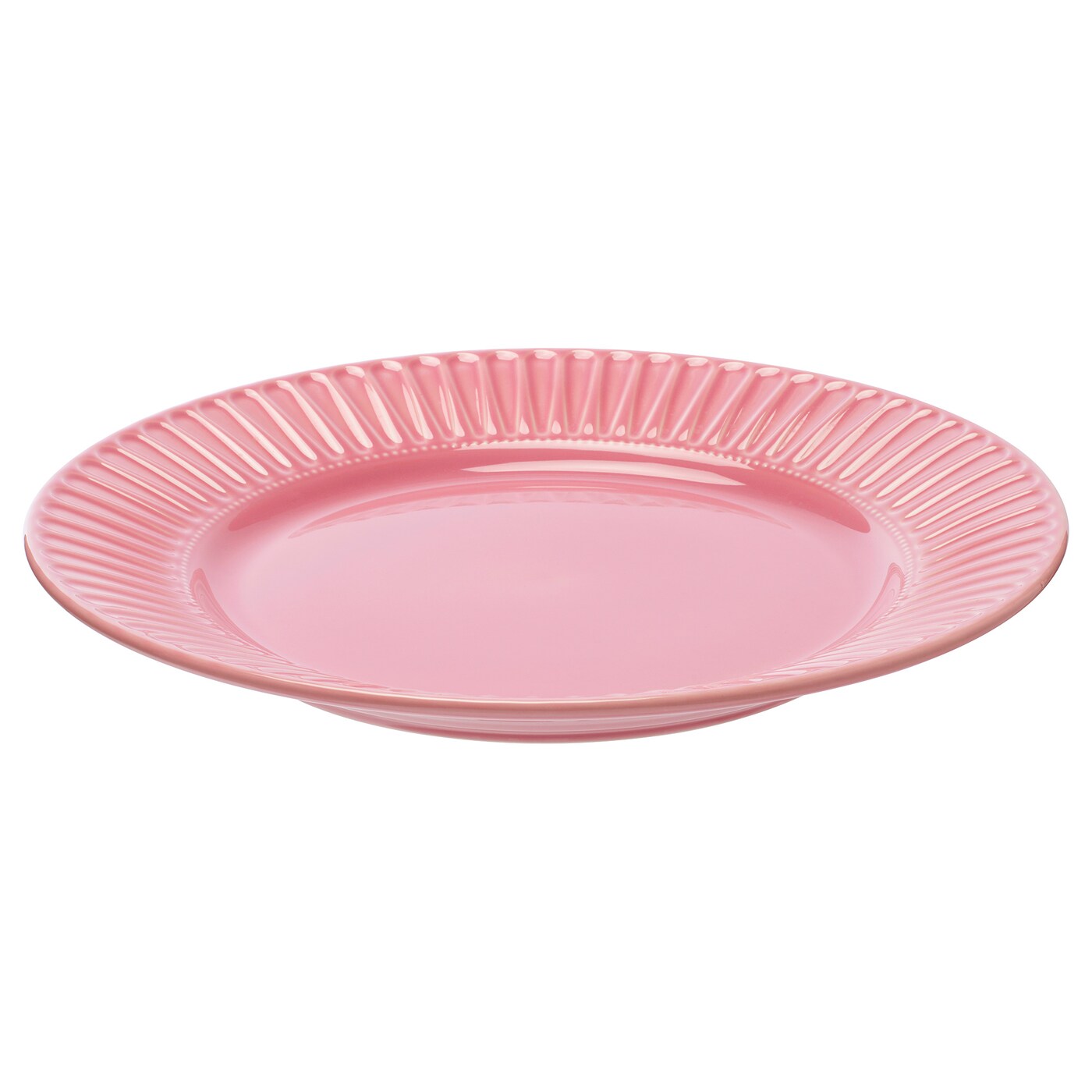 Pink ikea plates sale