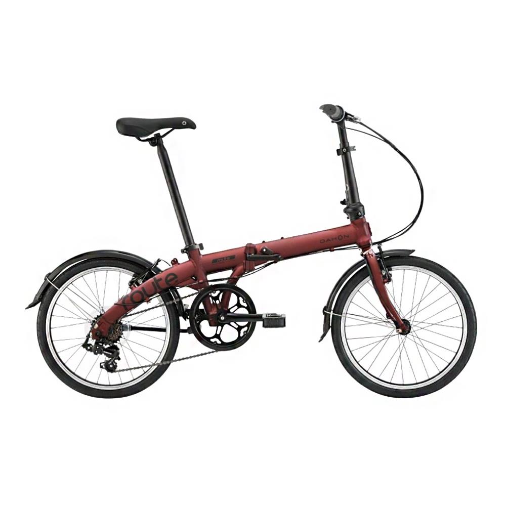 Foldable Bikes DAHON Route Matt Wine 2020, | Komnit Express