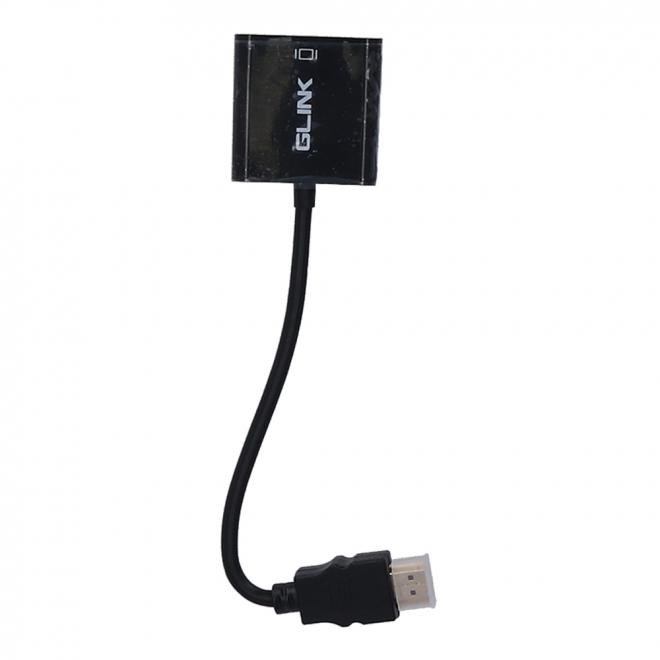 Glink Hdmi To Vga Gl Black Komnit Express