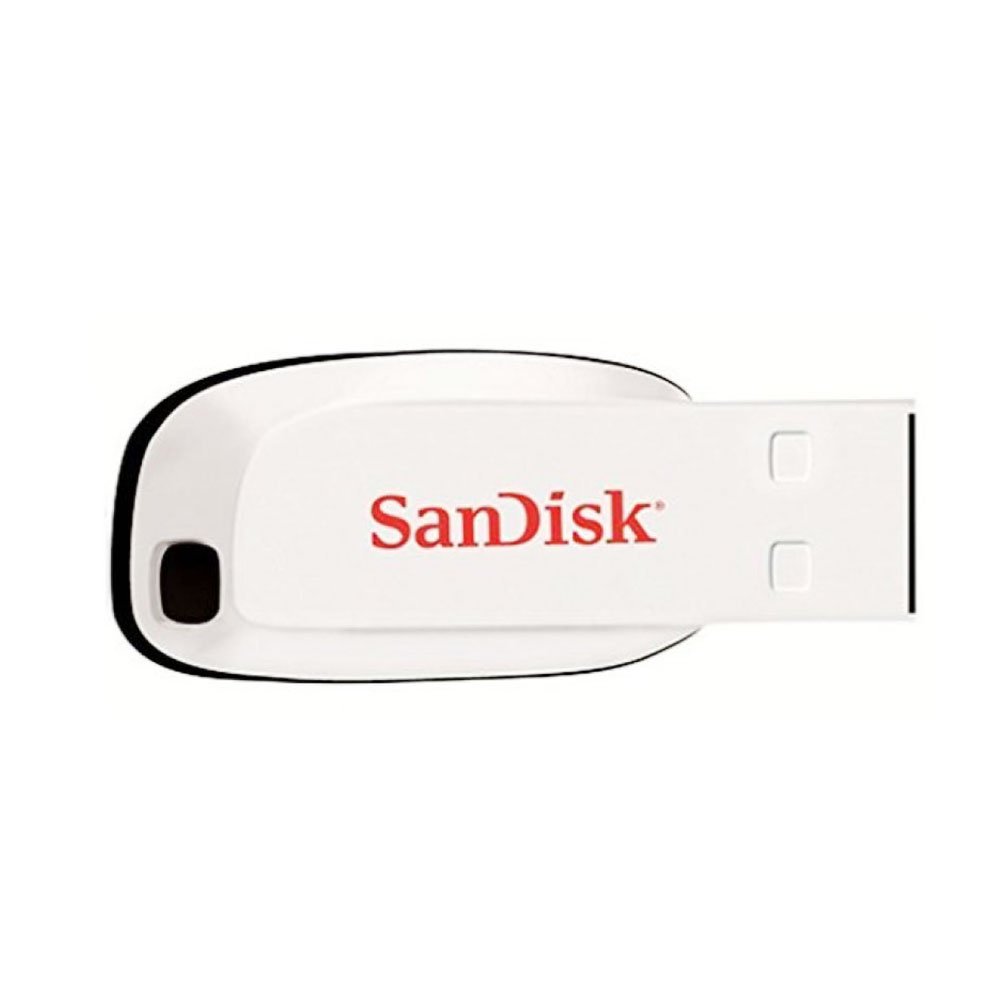  SANDISK CRUZER BLADE, SDCZ50C_016G_B35W, WHITE