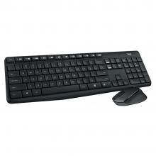  LOGITECH MK315 QUIET WIRELESS CORDLESS, BLACK