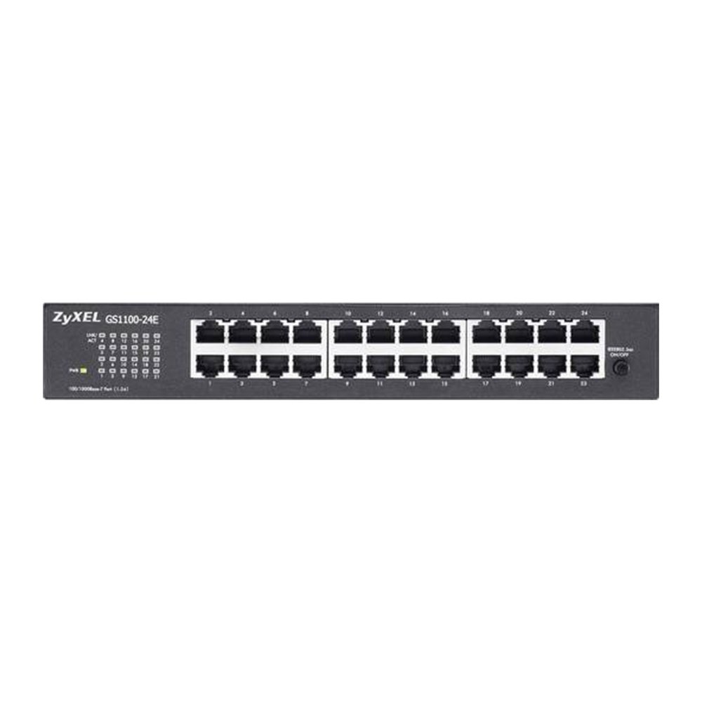  ZYXEL 24 PORTS GS1100-24E GIGABIT PORT