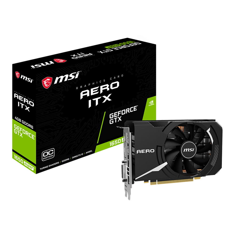 MSI GEFORCE GTX 1650 SUPER AERO ITX OC 4GB GDDR6, | Komnit Express