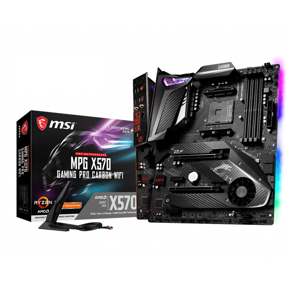  AM4 MSI MPG X570 GAMING PRO CARBON WIFI