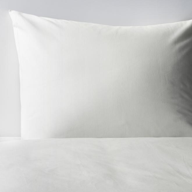 DVALA Quilt cover and 2 pillowcases, white, 240x220/50x80 cm